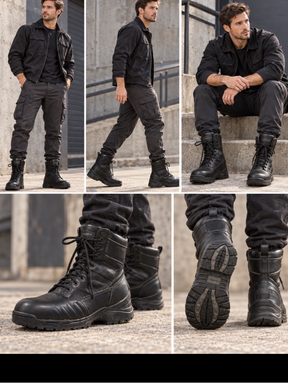 *Terra - “Unity” tactical footwear/boots - leather upper & synthetic